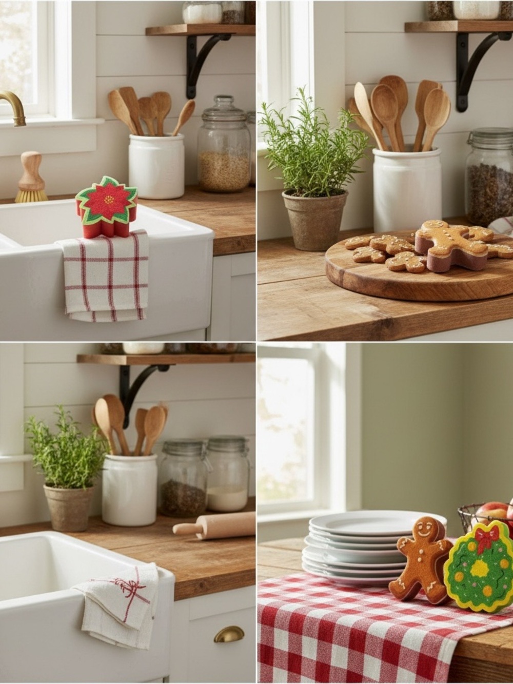 Joie White Winter Sponges